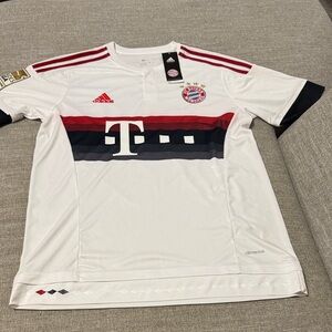 Adidas Kids White Soccer Jersey